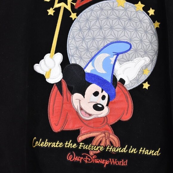 Rare WALT DISNEY World Vintage Suede Jacket 2000 Cast Member Millennium XLarge - Picture 13 of 16